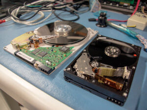 Clean room data recovery